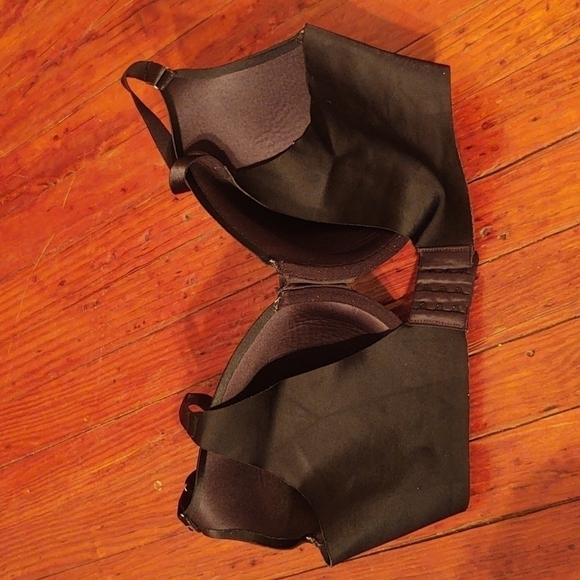 Soma Vanishing Back Full Coverage Black Bra Sz 36DDD - Picture 4 of 9